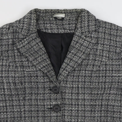 Select Womens Black   Jacket Blazer Size 16  Button