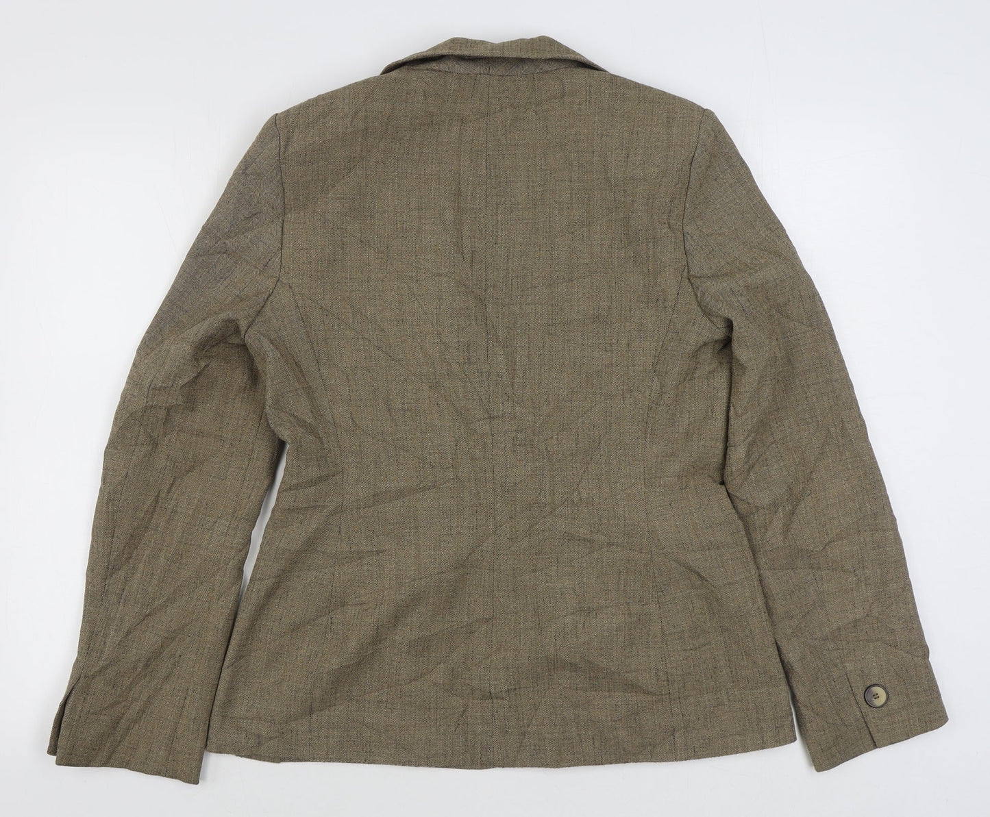 Wallis Womens Brown   Jacket Blazer Size 12  Button