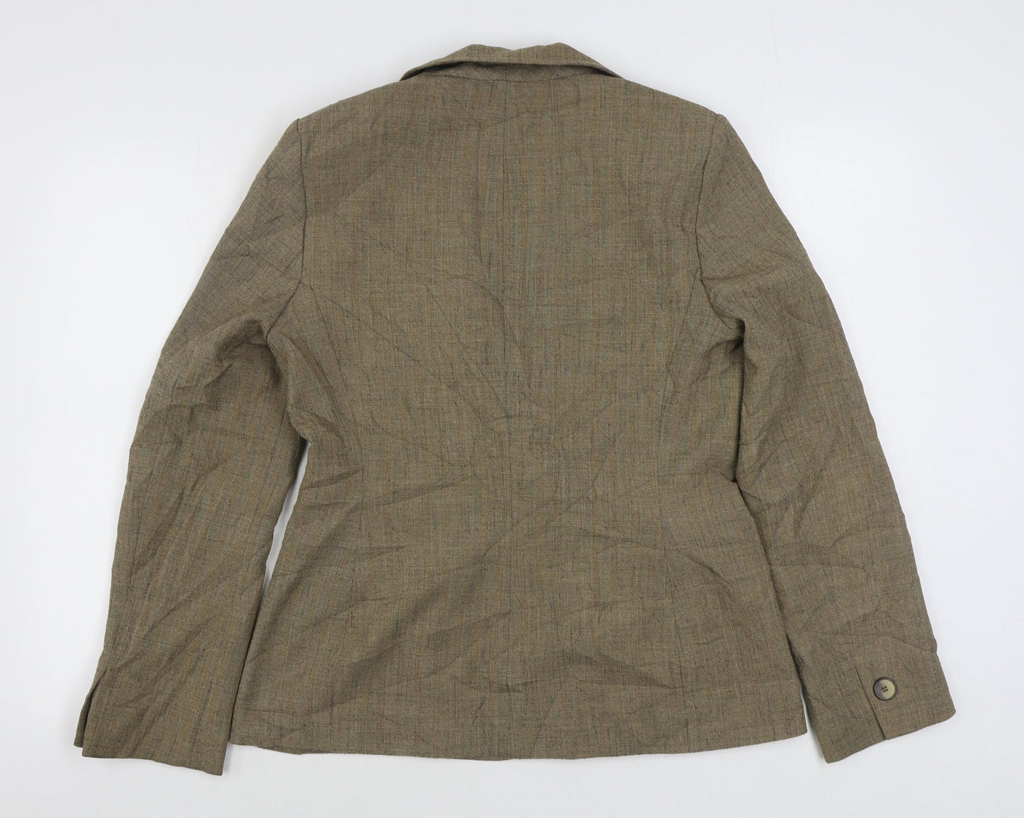 Wallis Womens Brown   Jacket Blazer Size 12  Button