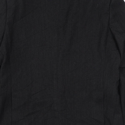 Fellini Mens Grey  Polyester Jacket Suit Jacket Size 40