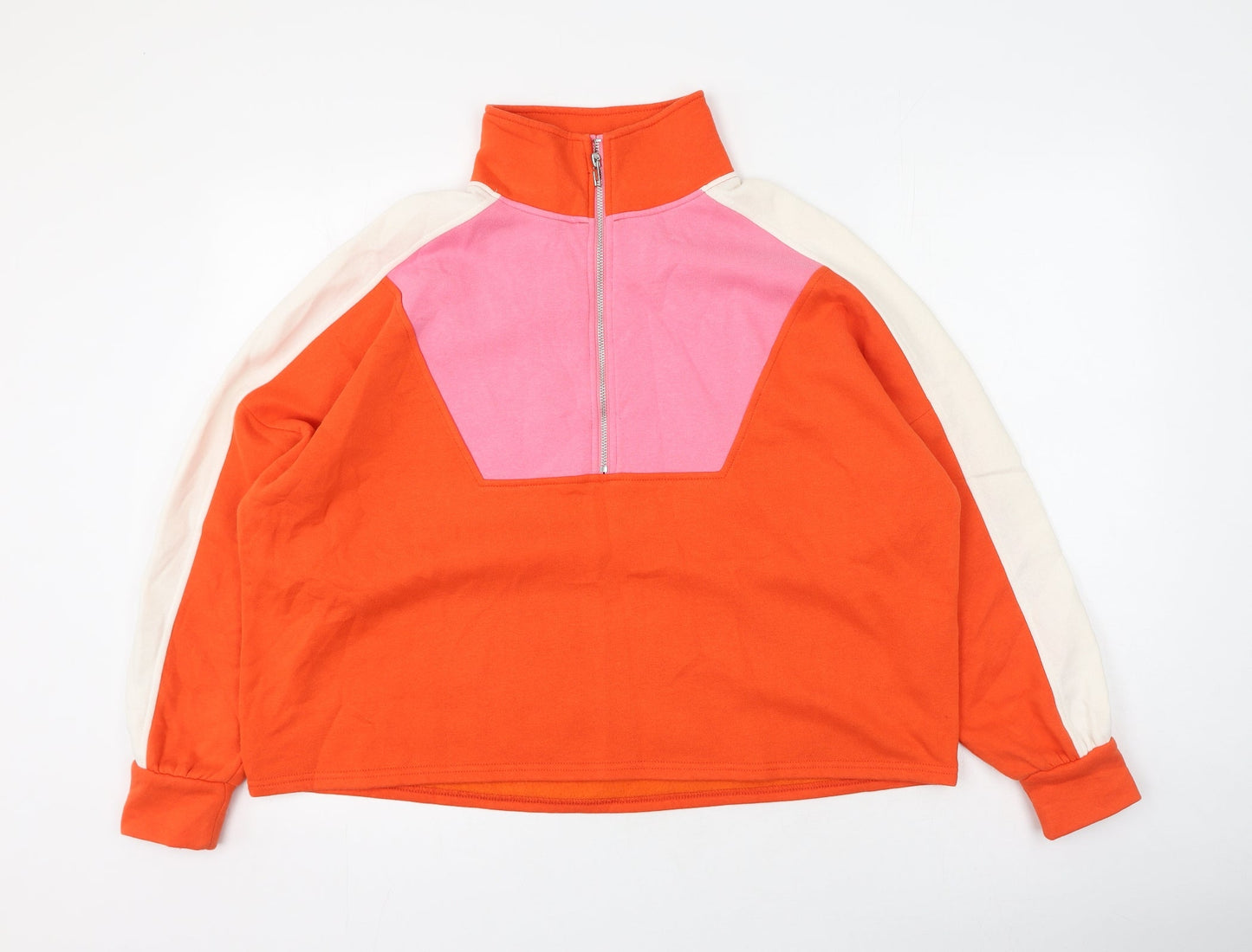 Pieces Womens Multicoloured  Cotton Pullover Sweatshirt Size XS