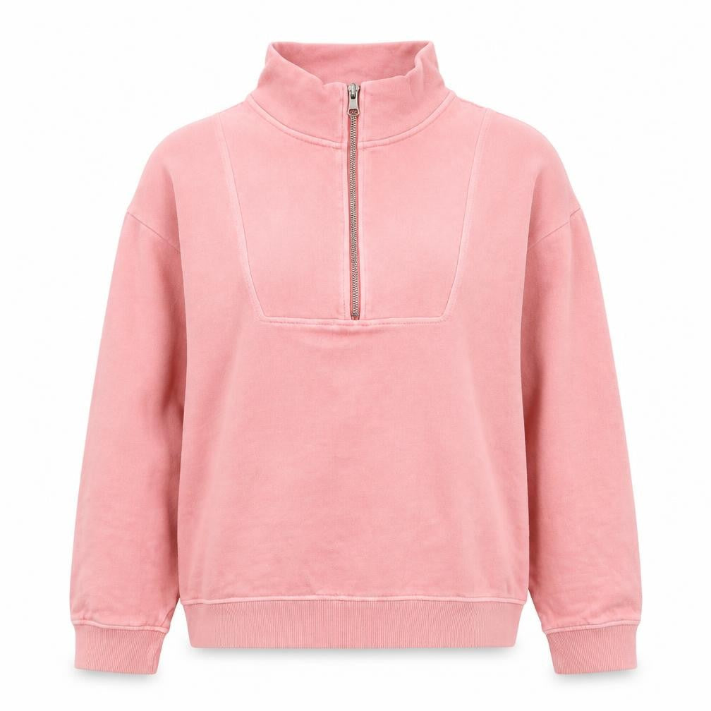 Marks & Spencer Womens Pink High Neck  Cotton Pullover Jumper Size 12
