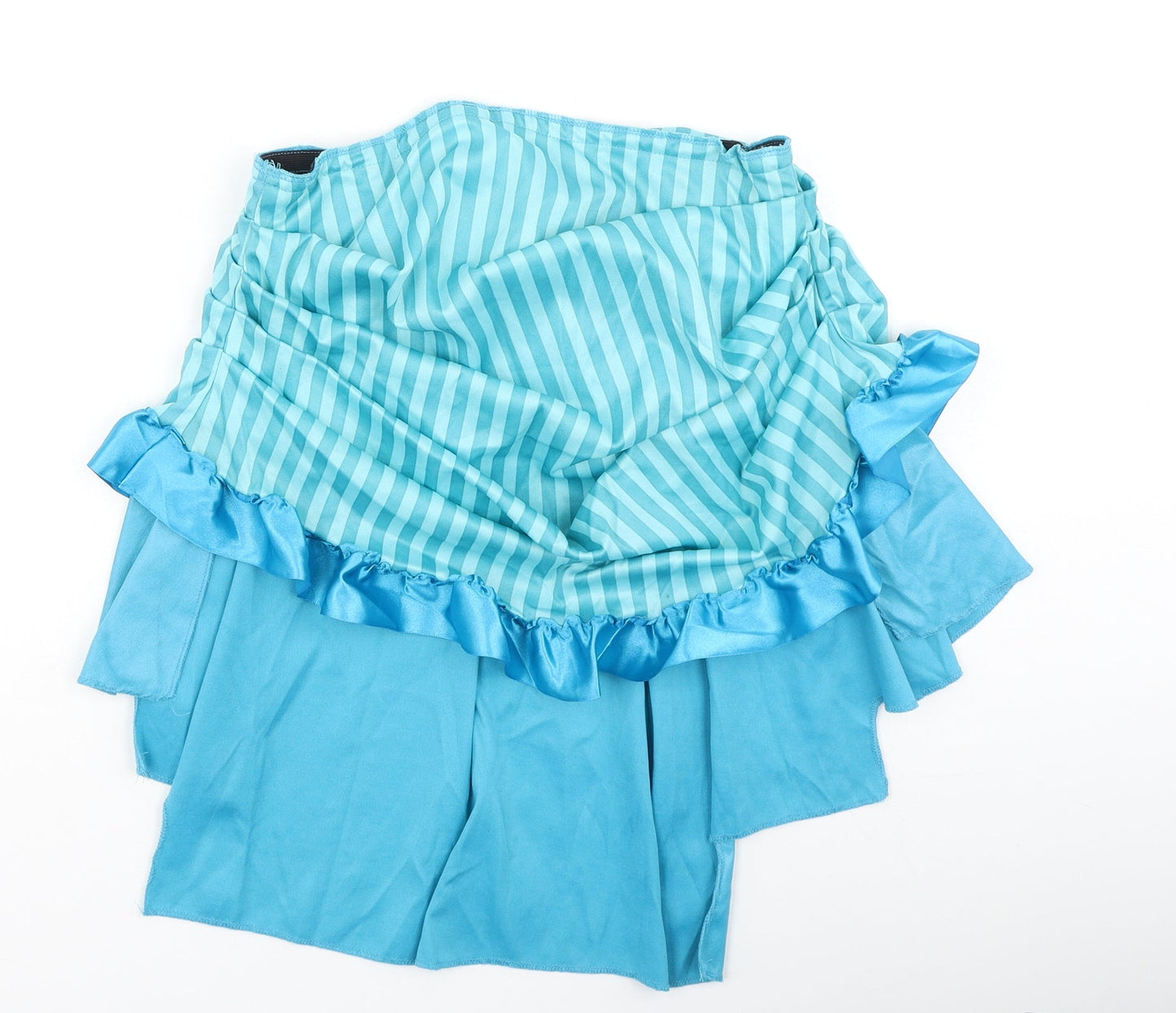 Smiffys Womens Blue Striped Polyester Mini Skirt Size S    - fancy dress