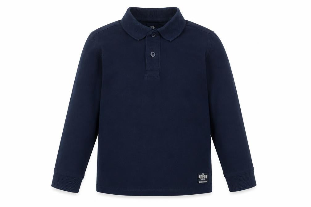 Star Boys Blue  Cotton Basic Polo Size 6 Years Collared Button
