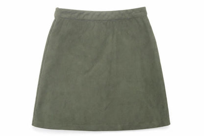 Primark Womens Green  Polyester A-Line Skirt Size 10   Zip