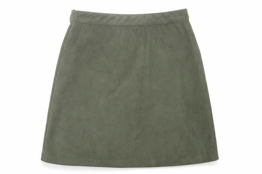 Primark Womens Green  Polyester A-Line Skirt Size 10   Zip