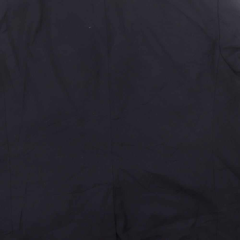 Marks and Spencer Mens Blue  Wool  Suit Jacket Size 48