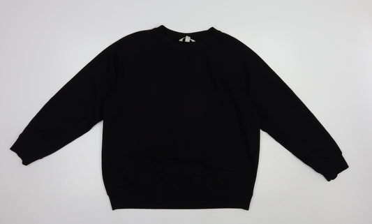 H&M Mens Black  Camel Pullover Sweatshirt Size S