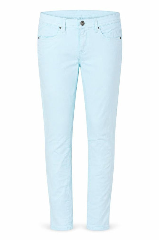 Womens Blue  Cotton Skinny Jeans Size 28 in L29 in Regular Button