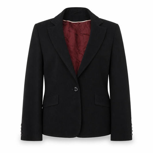Dorothy Perkins Womens Black Striped Polyester Jacket Suit Jacket Size 12