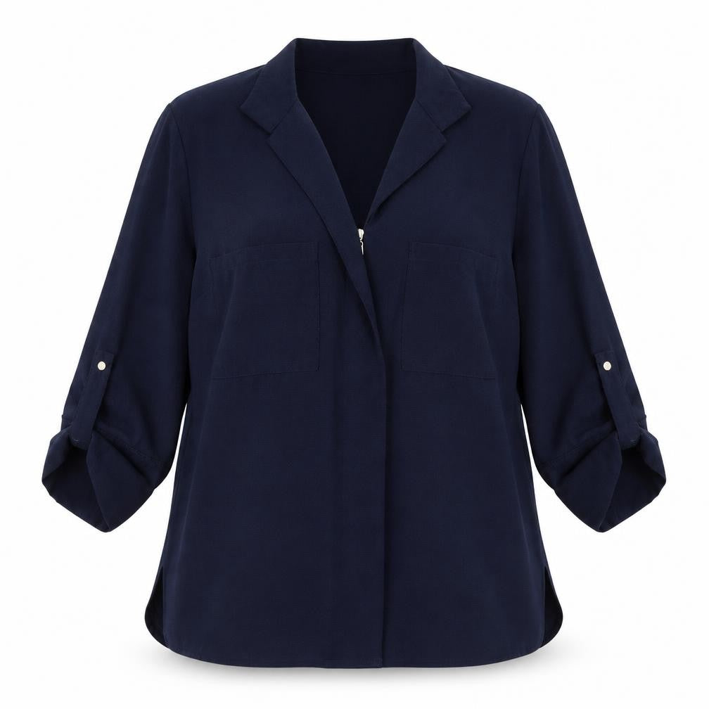 Warehouse Womens Blue   Jacket  Size 14  Zip
