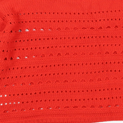 Betty Barclay Womens Red Round Neck  Acrylic Pullover Jumper Size 10