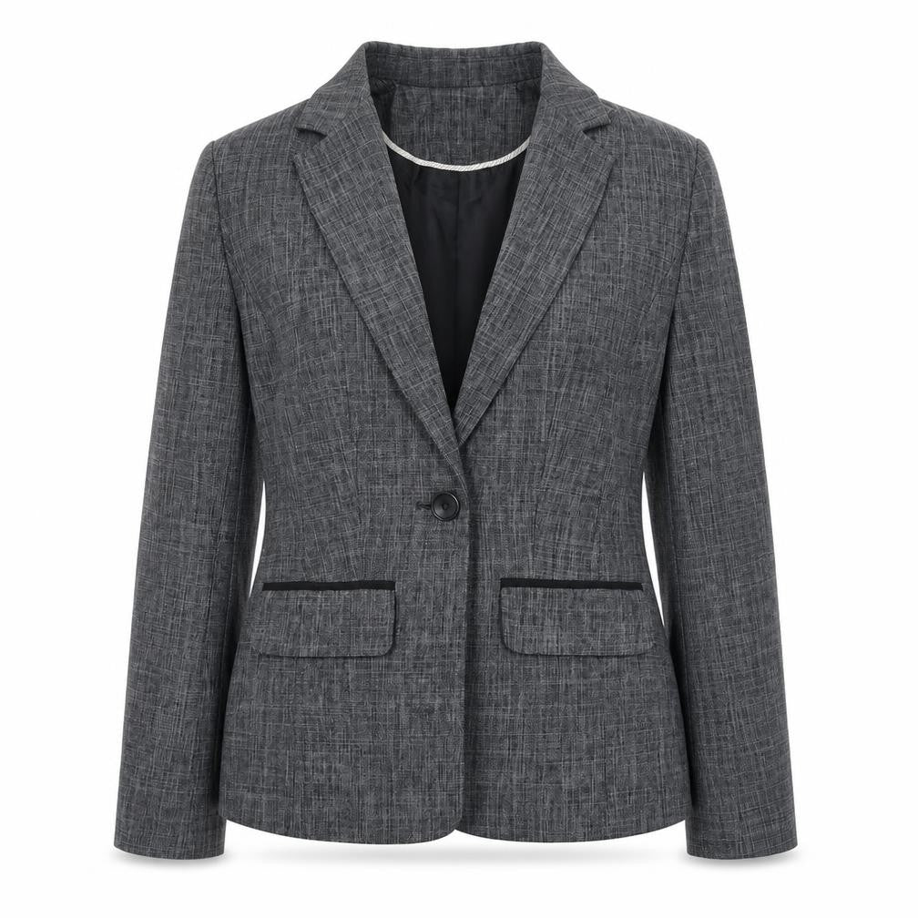 Papaya Womens Grey   Jacket Blazer Size 12  Button
