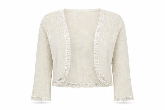 Monsoon Womens Gold Square Neck  Polyester Cardigan Jumper Size 14