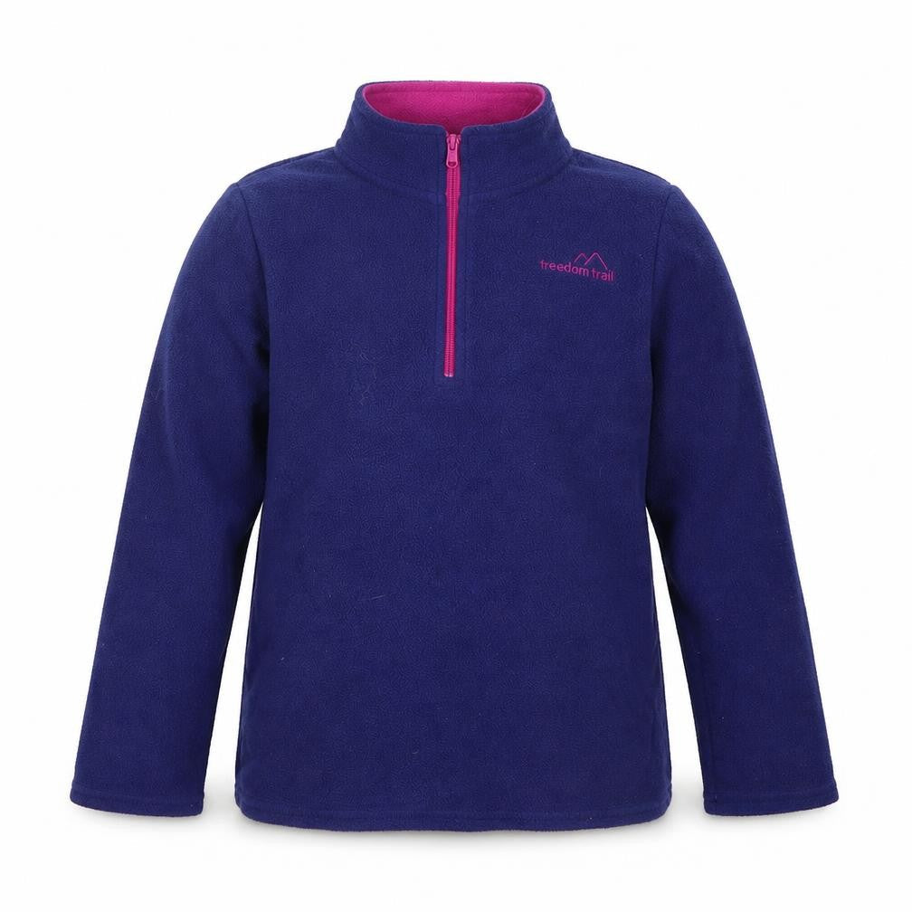 Freedom Trail Girls Blue   Jacket  Size 7-8 Years  Zip