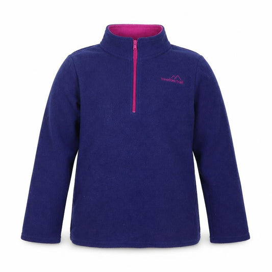 Freedom Trail Girls Blue   Jacket  Size 7-8 Years  Zip