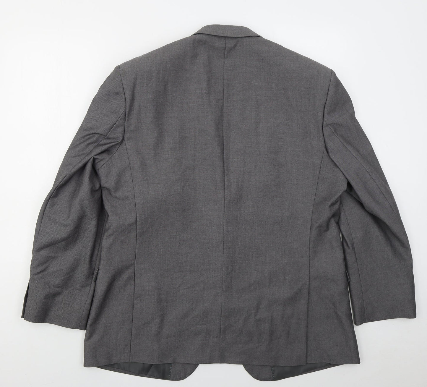Burton Mens Grey  Polyester Jacket Suit Jacket Size 46