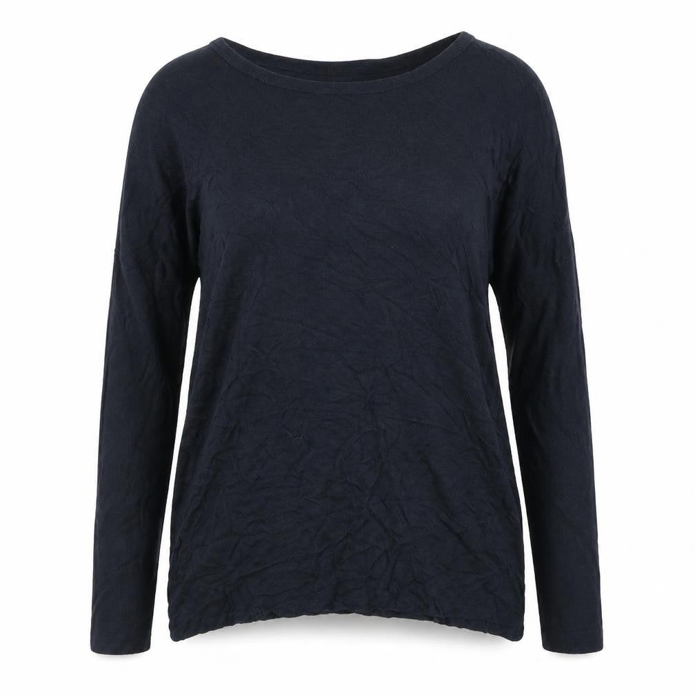 H&M Womens Blue Boat Neck  Viscose Pullover Jumper Size 8