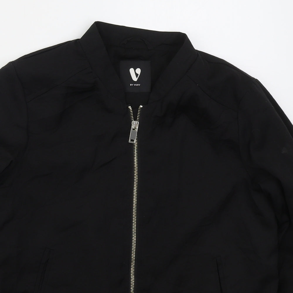 Very Womens Black   Jacket  Size 10  Zip