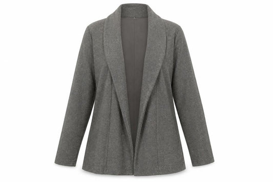 Roman Womens Grey V-Neck  Nylon Cardigan Jumper Size 14