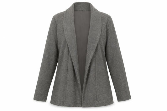 Roman Womens Grey V-Neck  Nylon Cardigan Jumper Size 14