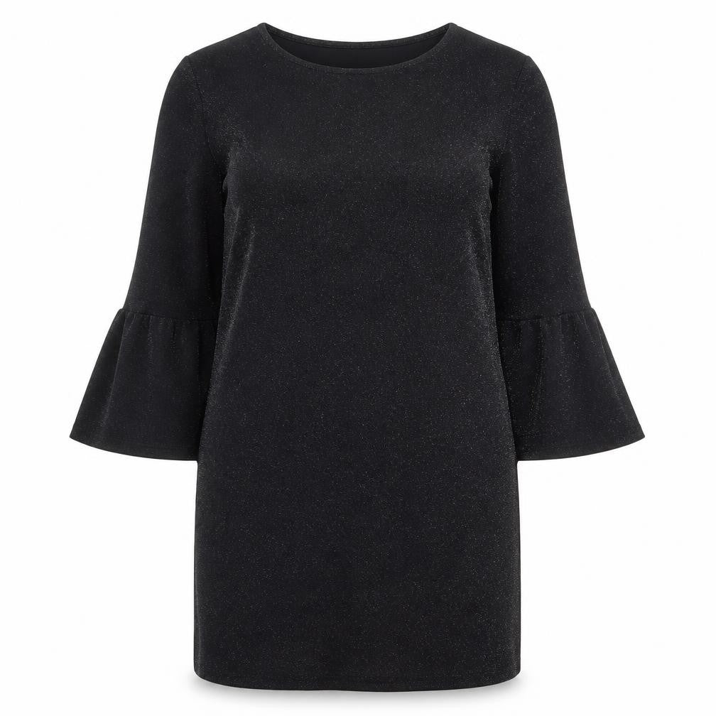 F&F Womens Black  Polyamide Shift  Size 14  Round Neck