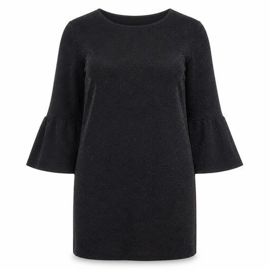F&F Womens Black  Polyamide Shift  Size 14  Round Neck
