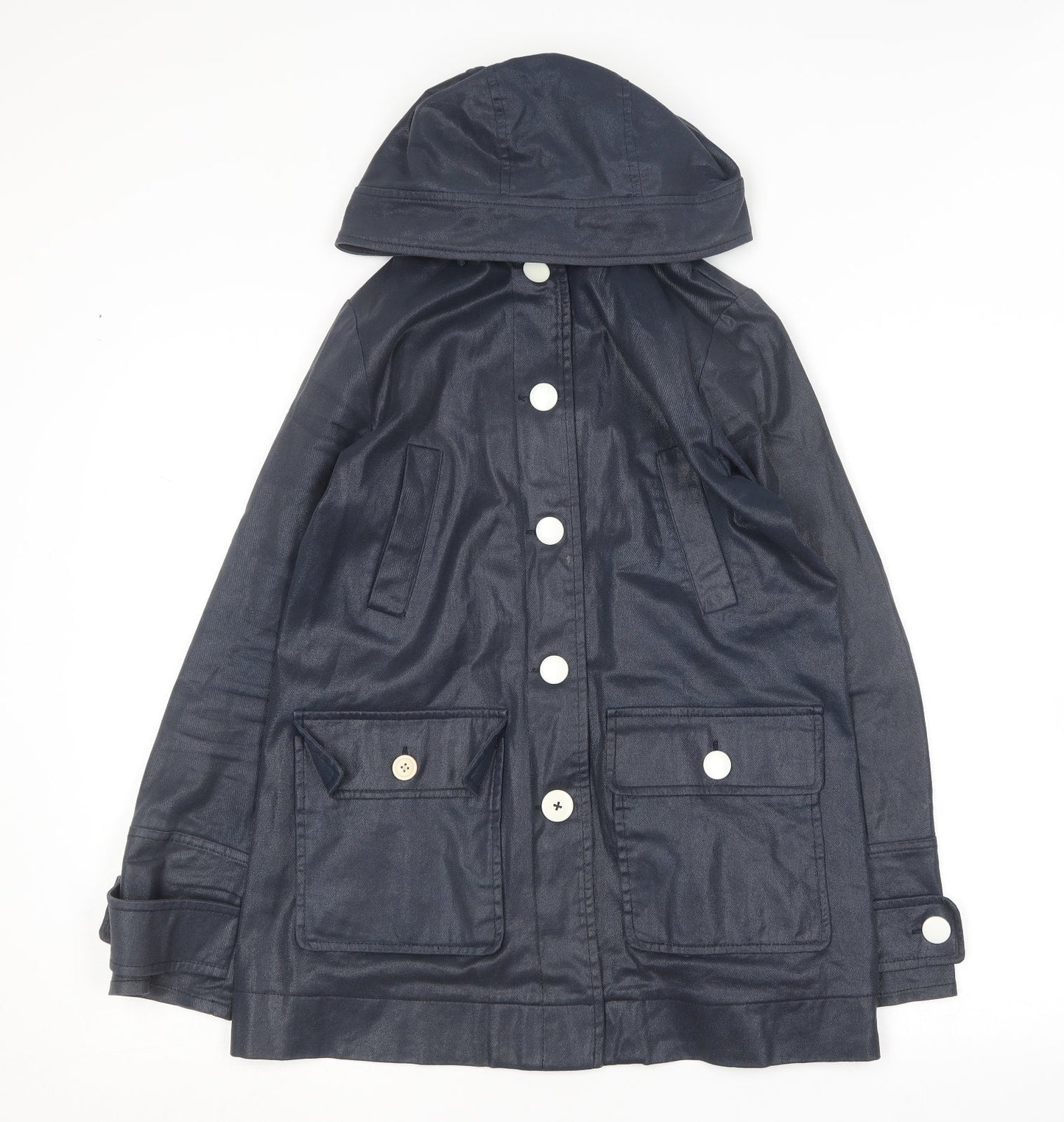 Topshop Womens Blue   Jacket Coat Size 10