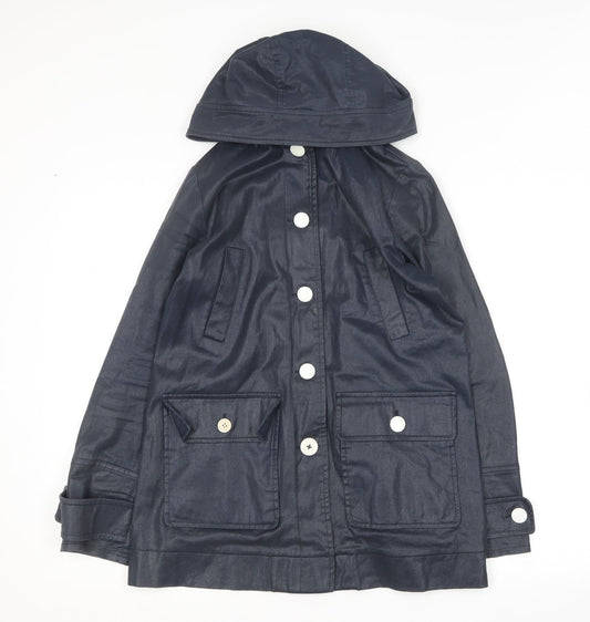 Topshop Womens Blue   Jacket Coat Size 10