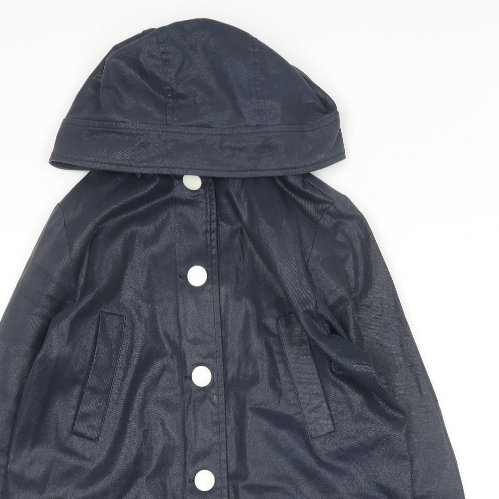 Topshop Womens Blue   Jacket Coat Size 10