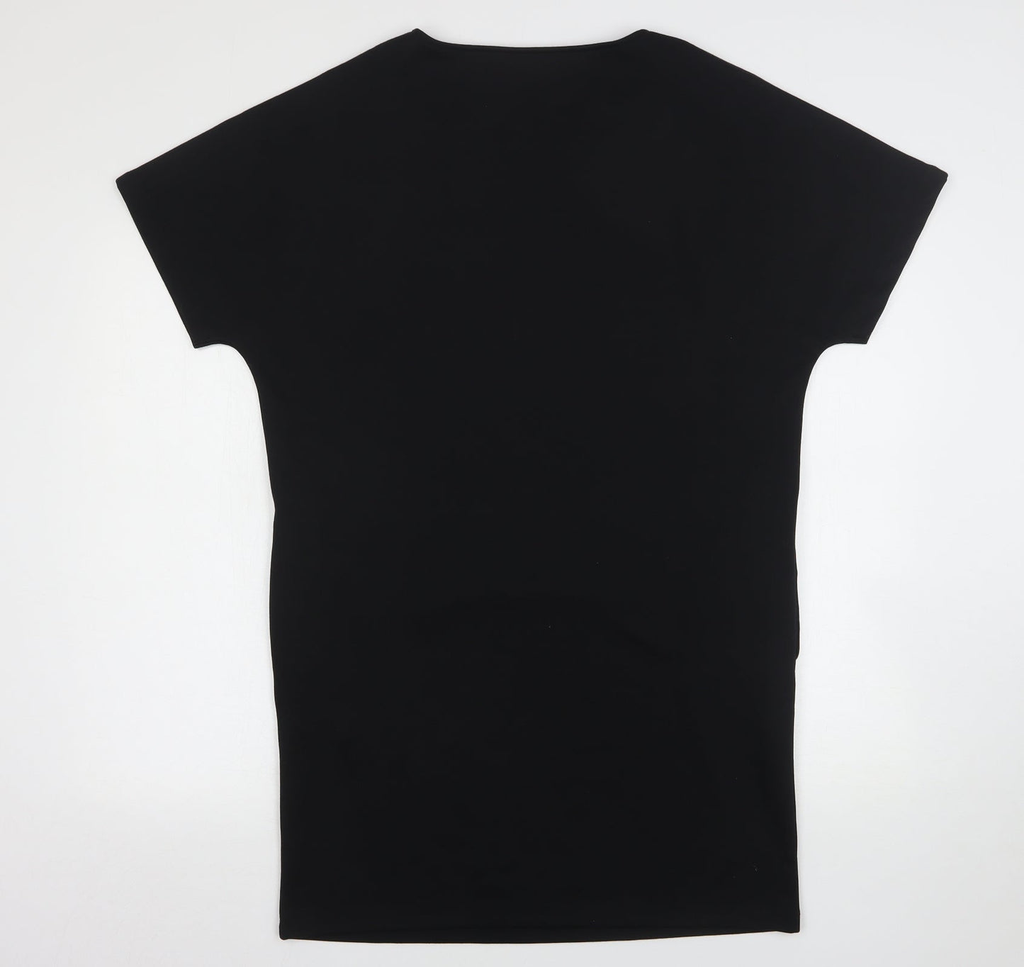 Meraki Womens Black  Polyester Sheath  Size XS  Round Neck