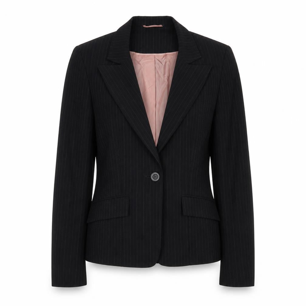 Lime Womens Black   Jacket Blazer Size 12  Button