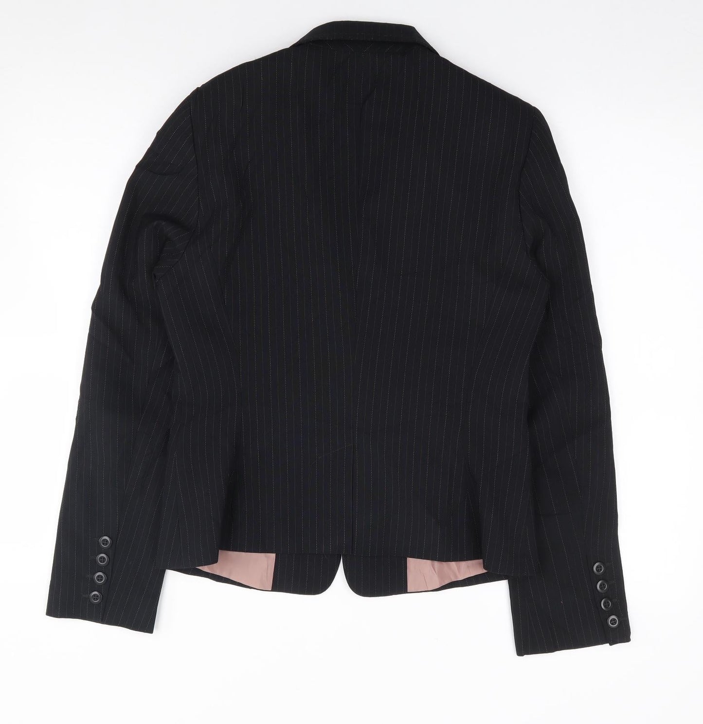Lime Womens Black   Jacket Blazer Size 12  Button
