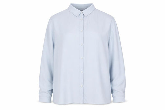 Dorothy Perkins Womens Blue  Polyester Jersey Button-Up Size 14 Collared