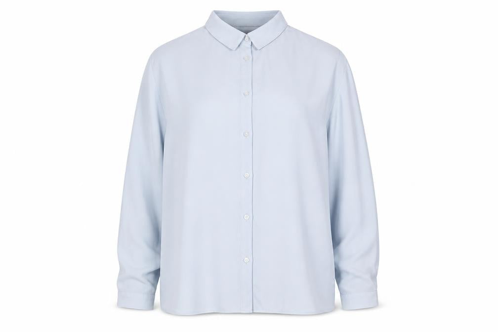 Dorothy Perkins Womens Blue  Polyester Jersey Button-Up Size 14 Collared