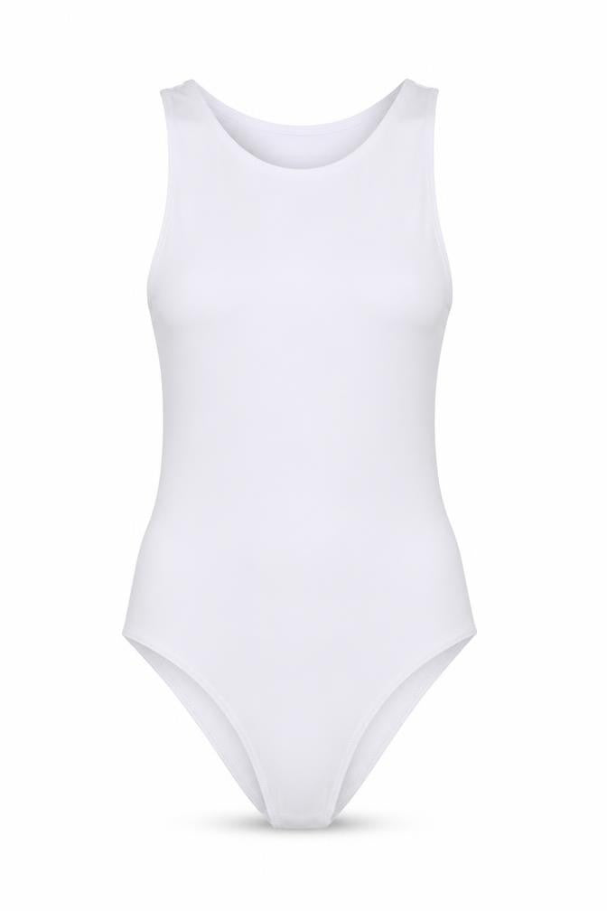 Quiz Womens Ivory  Polyester Bodysuit One-Piece Size 6  Snap