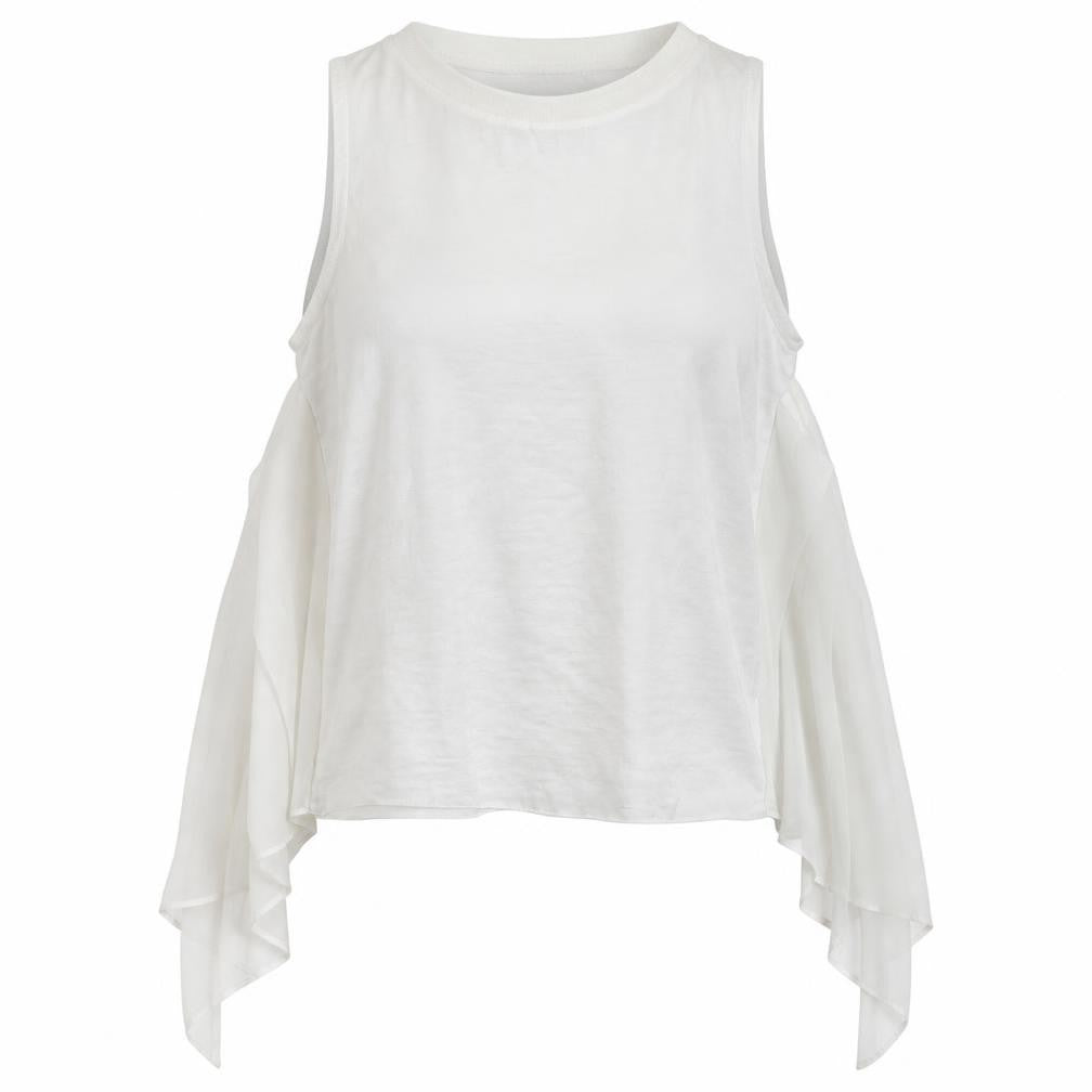 Light before Dark Womens White  Polyester Basic Blouse Size XS Round Neck