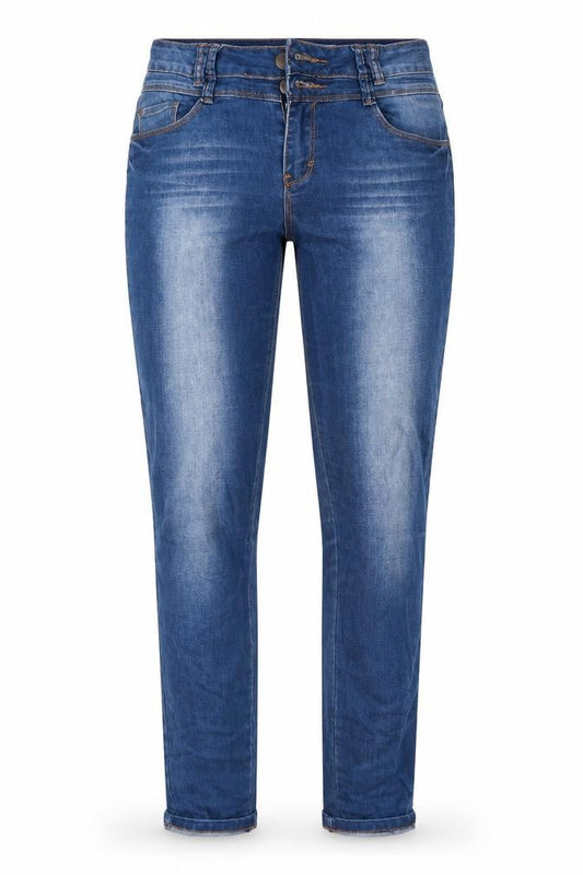 Dunnes Stores Womens Blue  Cotton Skinny Jeans Size 8 L30 in Regular Button