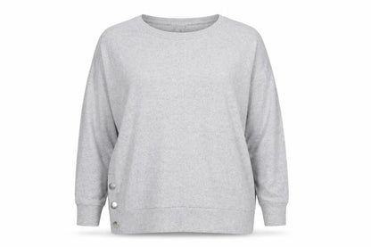 Next Womens Grey Round Neck  Polyester Pullover Jumper Size 14