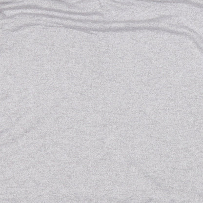 Next Womens Grey Round Neck  Polyester Pullover Jumper Size 14