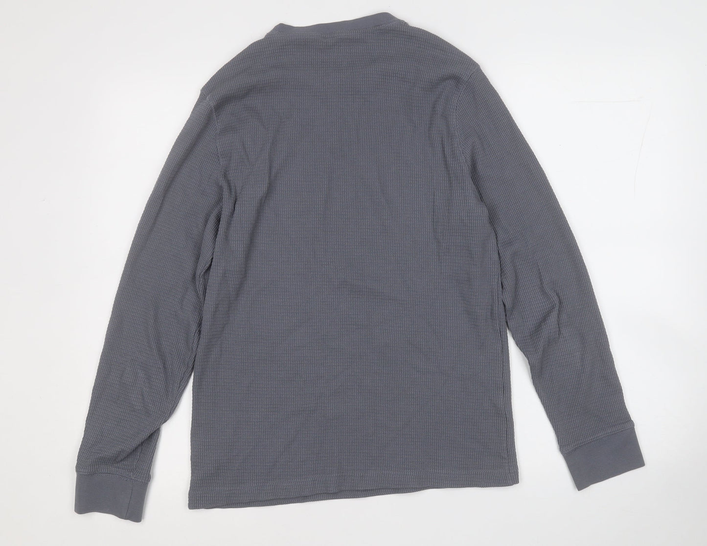 H&M Mens Grey  Cotton Pullover Sweatshirt Size M