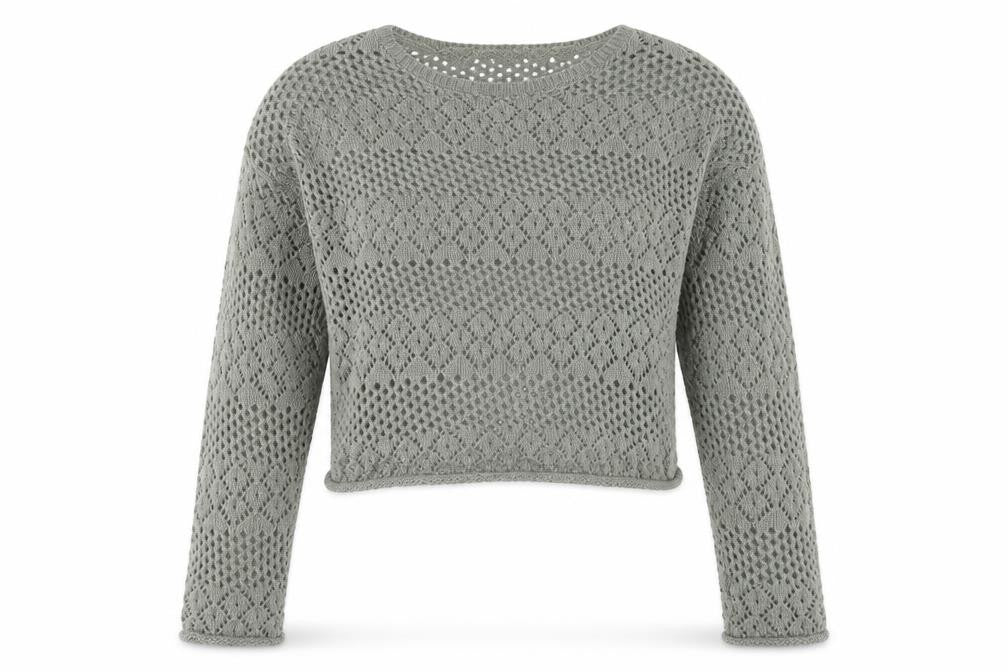 Primark Womens Green Round Neck  Polyester Pullover Jumper Size 6