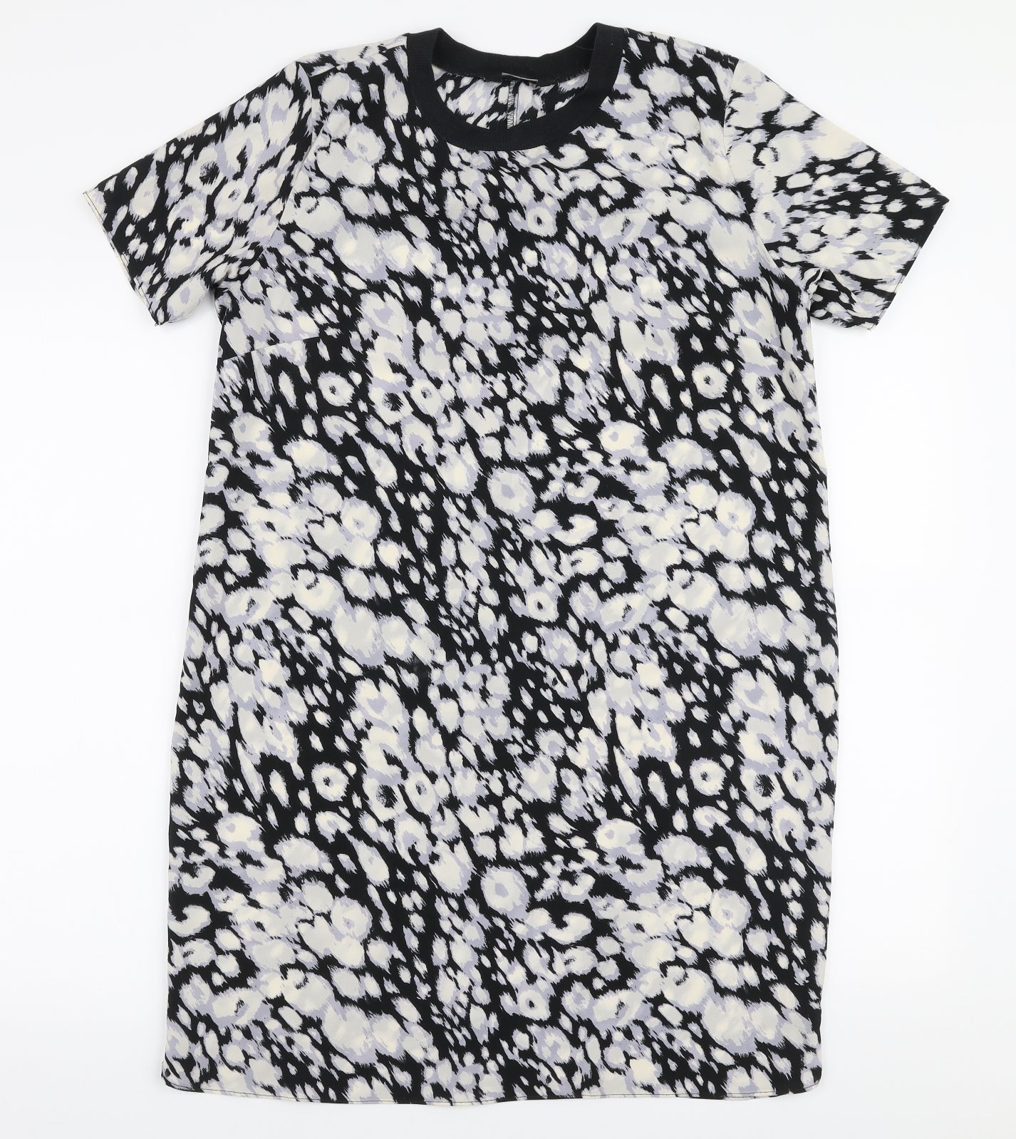 F&F Womens Multicoloured Animal Print Polyester A-Line  Size 10  Round Neck Pullover