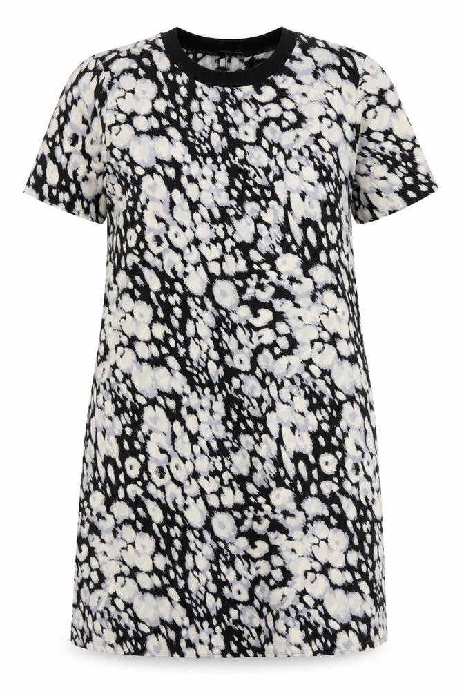 F&F Womens Multicoloured Animal Print Polyester A-Line  Size 10  Round Neck Pullover
