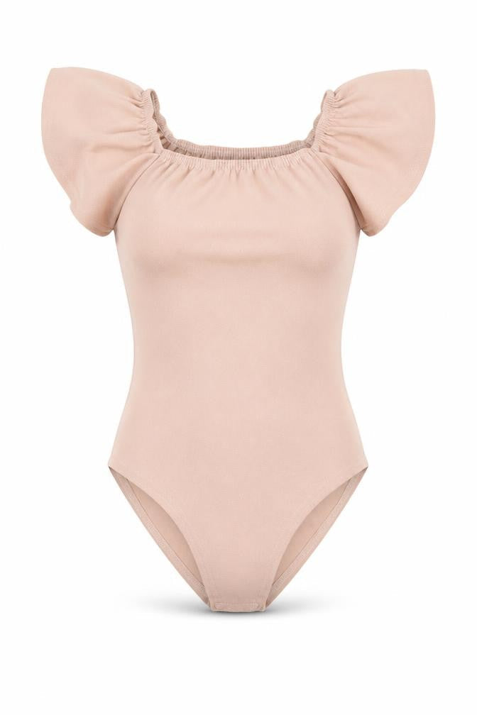 Exhibit Womens Pink  Polyester Bodysuit One-Piece Size 8  Snap