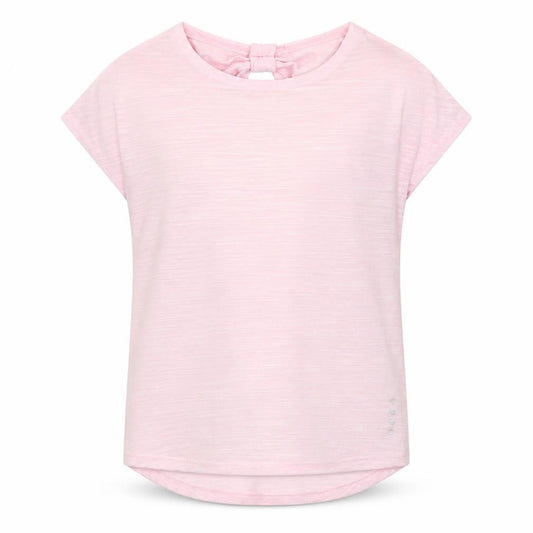 Matalan Girls Pink  Polyester Basic T-Shirt Size 8-9 Years Round Neck Pullover