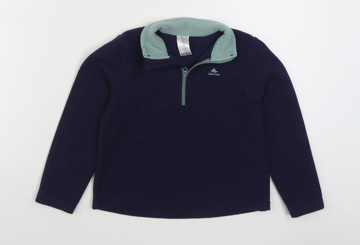 Quechua Boys Blue   Jacket  Size 5-6 Years  Zip