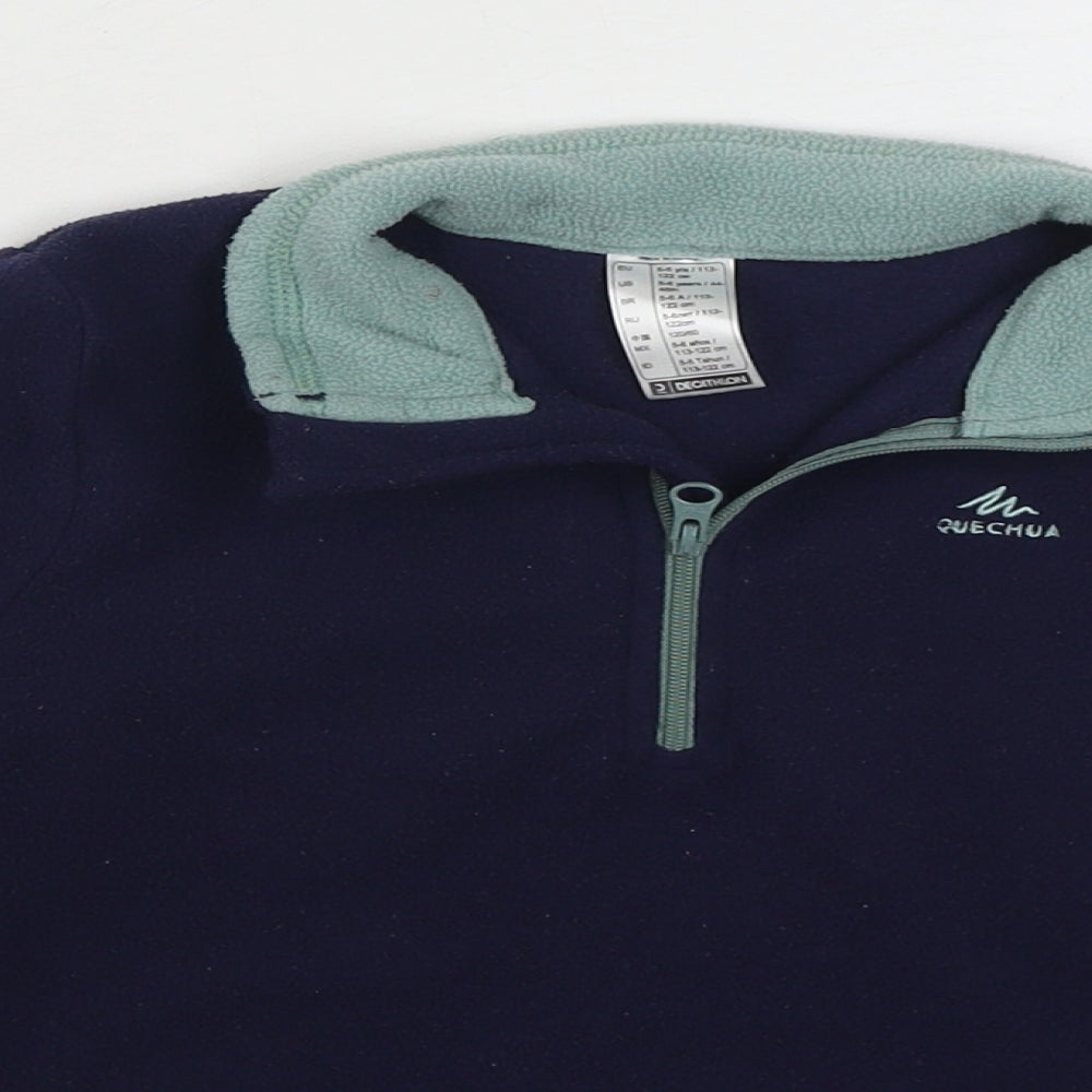 Quechua Boys Blue   Jacket  Size 5-6 Years  Zip