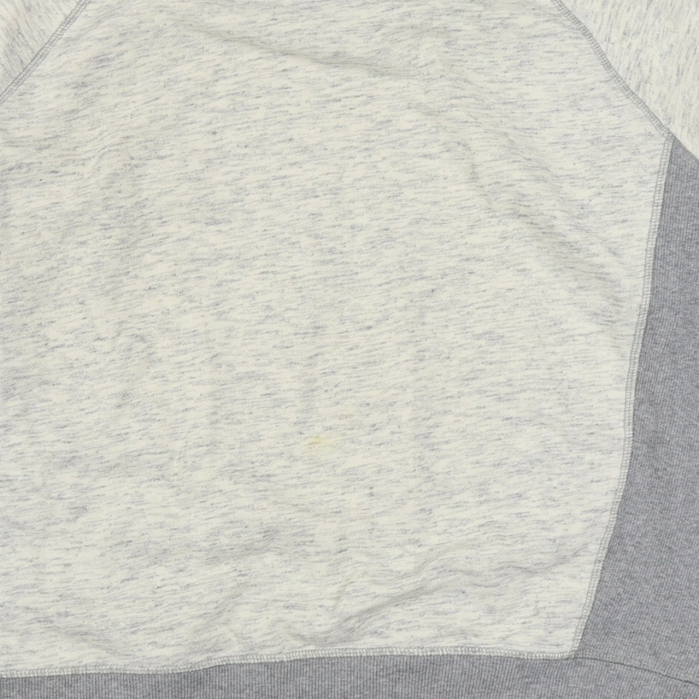 Topman Mens Grey  Cotton Pullover Sweatshirt Size M