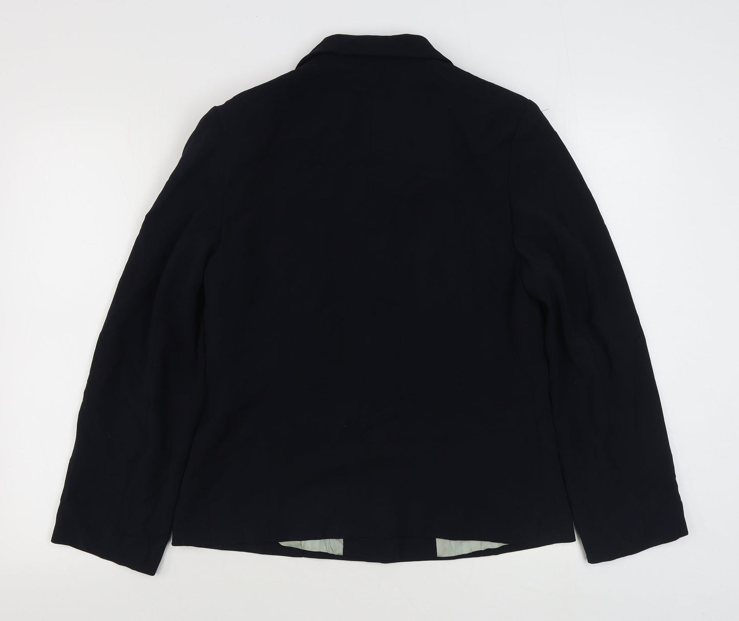 CCDK Womens Blue   Jacket Blazer Size 14  Button